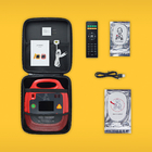 CPR de la máquina del AED 3.7v que entrena al Defibrillator externo automático plástico