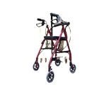 No deslice la movilidad Rollator sudan al caminante de aluminio absorbente de la carretilla