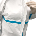 Traje protector S-XXXL de los guardapolvos disponibles antis de las bacterias