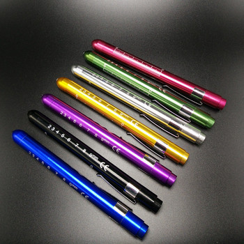 Pluma médica del doctor de la enfermera LED Penlight de la aleación de aluminio de la luz de la pluma con la luz