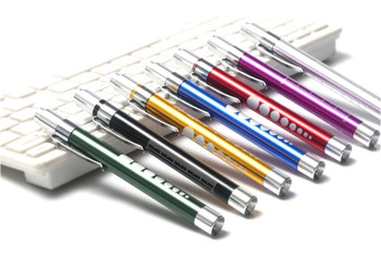 Pluma médica del doctor de la enfermera LED Penlight de la aleación de aluminio de la luz de la pluma con la luz
