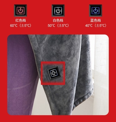 El tiro eléctrico de la calefacción del calentamiento del hogar USB cubre lavable