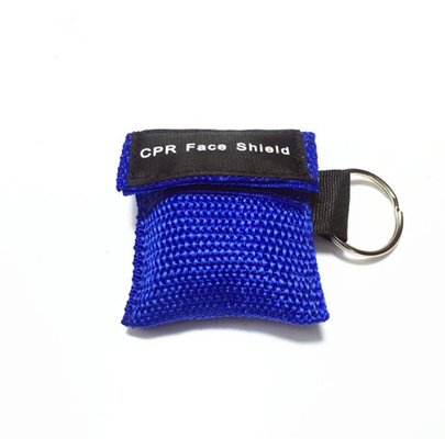 Resucitación cardiopulmonar de los primeros auxilios del CPR de la máscara del bolsillo disponible portátil del llavero