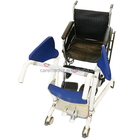 Caminante plegable del balanceo de Rollator de la silla de ruedas del marco de aluminio de la ayuda del soporte del colchón de la PU