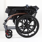 Movilidad plegable de aluminio Walker Wheelchair Rollator Backrest