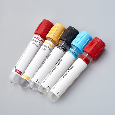 tubo del EDTA de la muestra de sangre de los tubos K3 de la colección de la sangre del vacío 1-10ml