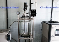 tubo del condensador de reflujo de Glassware Borosilicate Glass del destilador de la química 120rpm